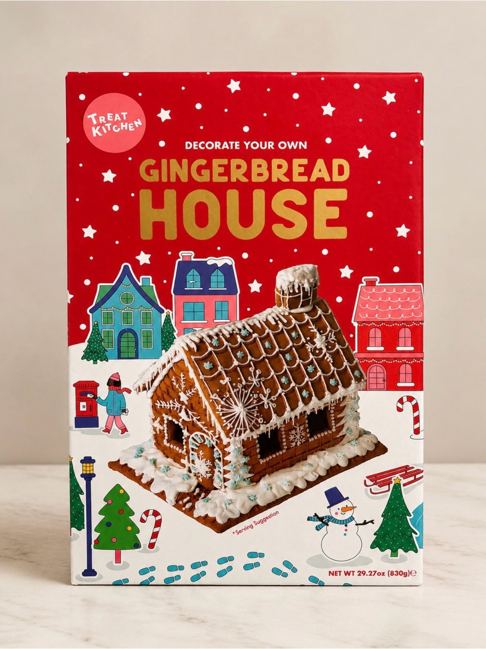 Treat Kitchen Decorate Your Own Gingerbread House Kit – 29.3 oz
